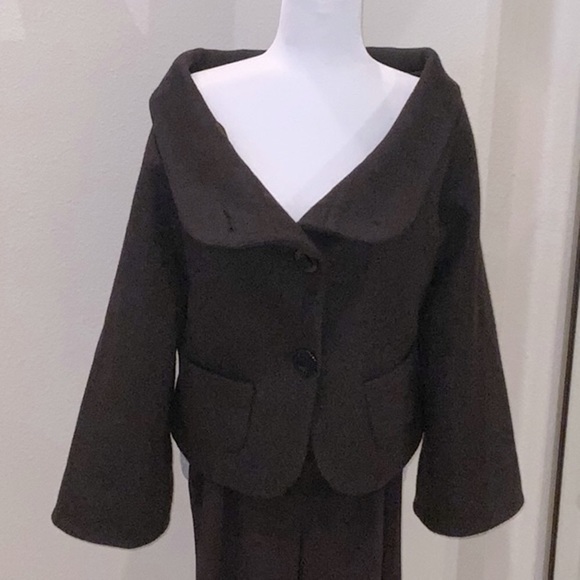 Shawl collar wool jacket SZ MED - Picture 3 of 12